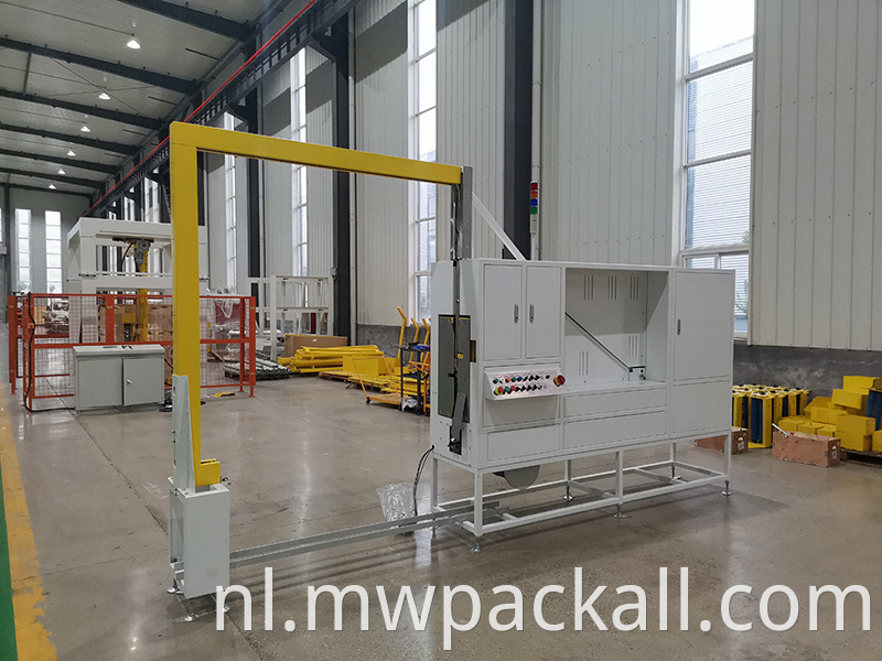 volautomatische palletomsnoeringsmachine verticale zijafdichtingsband verpakkingsmachine